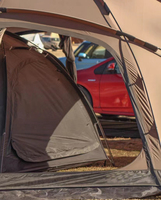 Tente de boule de poteaux en aluminium oxford spacieux de protection UV imperméable d'OEM pour des amis de famille randonnée pique-nique tentes de camping en plein air
