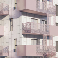 Vallas Decorativas de Aluminio Cortadas con Láser, Paneles Decorativos Cortados con Láser, Panel de Valla de Privacidad, Pantalla Exterior