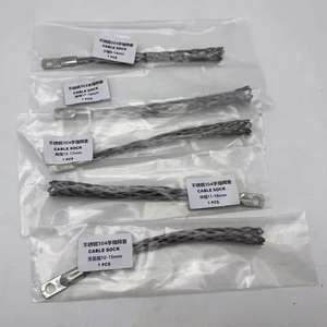 ตาข่ายลวดชุบสังกะสีแบบตาเดียวสำหรับดึงสายเคเบิล  ปลอกดึงสายเคเบิล  คลิปล็อคสายเคเบิล  ถุงมือดึงสายเคเบิล  นิ้วจีน - Product Image 3