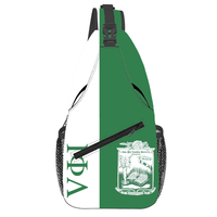 Bolso de Pecho Personalizado ZPB, Bolso Bandolera Deportivo, Mochila de Viaje, Regalo para Mujeres de la Hermandad Zeta Phi Beta, Moda Casual para Mujeres y Hombres, Poliéster Duradero