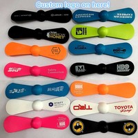 Kipas Pendingin Ponsel Mini 3 in 1 Logo Kustom Promosi Musim Panas Grosir 2024 untuk Iphone Android Tipe-C