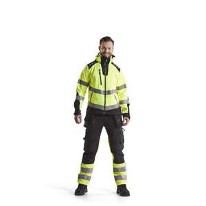 BLAKLADER - 449125133399M <b>Hi</b>-<b>Vis</b> <b>Softshell</b> <b>jacket</b> Yellow/Black - EAN 7330509690611 <b>HI</b>-<b>VIS</b> WORKWEAR - Product Image 4