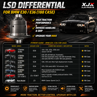 Diferencial de Engranajes Helicoidales de Alto Rendimiento para BMW Serie 3 E30 E36, 188 mm, Caja Mediana, LSD con Ajuste de Torque