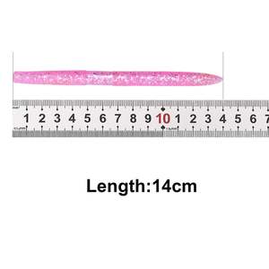 Señuelo de Pesca de Gusano de Plástico de Hundimiento Lento Top Right ST03 de 140 mm y 8,4 g, Señuelos de Pesca de Carpa, Señuelos Blandos para Peces de Agua Dulce - Product Image 6