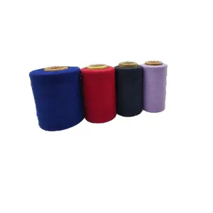 Wholesale Ne 24/1 polyester cotton blended yarn Onan carded open end recycled knitting yarn for machine knitting