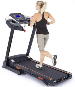 Treadmill rumah kantor, Multi fungsi Motor Dc olahraga ramping profesional Power Fit Treadmill