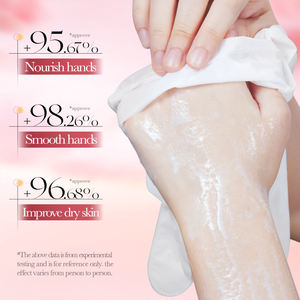 Mascarilla Exfoliante para Pies <span class=keywords><strong>BIOAQUA</strong></span> OEM, Mascarilla Nutritiva para Manos con Aroma a Pastel de Macarrón de Durazno, Otoño Invierno - Product Image 3