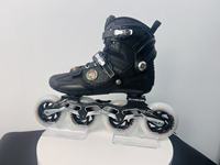 Patins à roulettes professionnels pour adultes, version course, durables, quatre roues en fibre de carbone haute élasticité, largeur 100-110 mm