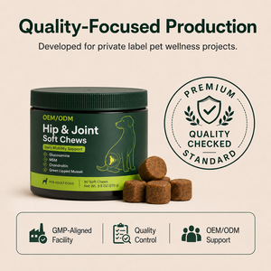 Suplemento para Articulaciones de Perros de Marca Privada OEM/ODM, Glucosamina, Condroitina, MSM, Golosinas Blandas para Razas <span class=keywords><strong>Grandes</strong></span>, Fórmula Personalizada - Product Image 3