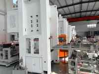 Machine automatique de fabrication de contenants en aluminium, presse à cadre en H de 80 tonnes, ligne de production avec PLC Mitsubishi