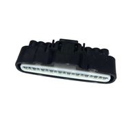 Connecteur de faisceau de câblage automobile 10 broches 6189-0515, étanche, femelle, pour phare, avec gaine de protection pour borne