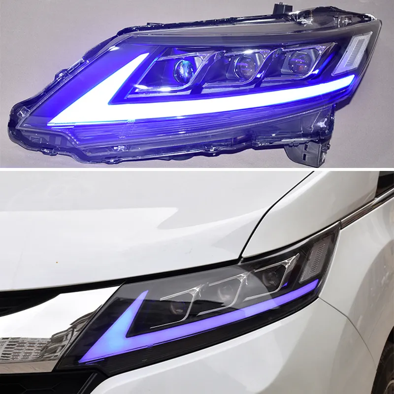 Per Honda Odyssey faro a LED completo 2015-2021 anno per lampada anteriore Honda con luce di svolta sequenziale DRL tipo 2