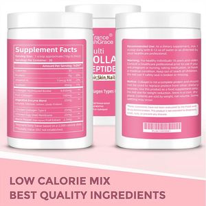 Collagène hydrolysé en poudre de peptide de collagène OEM et ODM pour adultes un supplément de poudre de collagène pour la peau, les cheveux et les ongles - Product Image 2