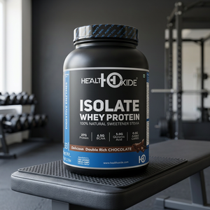 100% Natural Sweetener Double Rich Chocolate Flavor <b>Whey</b> <b>Isolate</b> Protein Powder 27gm Protein for Adults Not for Pregnant Women - Product Image 3