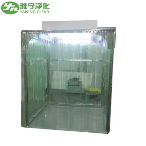 GMP Standard ISO 5 Soft Curtain Clean Room Pesign Portable HEPE Filter Clean Room Factory