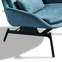 Oem Club Fauteuil à dossier de croisière Haut de gamme Hôtel Lobby Appartement Mobilier de salon Canapé de loisir Chaise simple