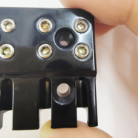 Kit de pont de basse professionnel en métal sans tête à 4 cordes avec système de verrouillage des cordes pour remplacement de basse et accessoires de guitare