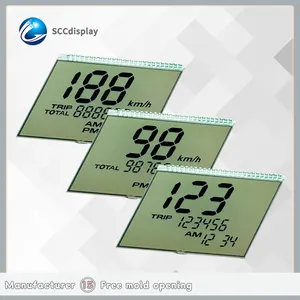 منتجات ذات جودة من المصنع SJXDGW007 رمز مقطع رباعي الأضلاع شاشة عرض lcd قطعة خضراء