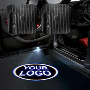 Lumière de <span class=keywords><strong>porte</strong></span> <span class=keywords><strong>intérieure</strong></span> de voiture LED sans fil personnalisée, lampe fantôme avec projection de bienvenue, état neuf - Product Image 2
