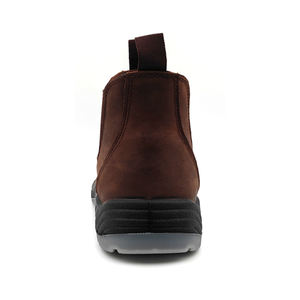 Australie israël sans lacet travail bottes de sécurité sans lacet hommes Anti-choc résistant à la perforation en acier orteil chaussures de sécurité bottes sans lacet - Product Image 5