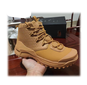 DF32 Coyote Brown 4 Seasons Customized Black Long <b>Boots</b> Middle Cut Sneakers <b>Hiking</b> Shoes Light Weight Comfortable Made in China - Product Image 6