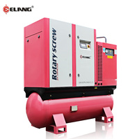 Compresseur d'air à vis combinée industrielle, 20 HP, 15 Kw, 180 Psi, 80 cfm