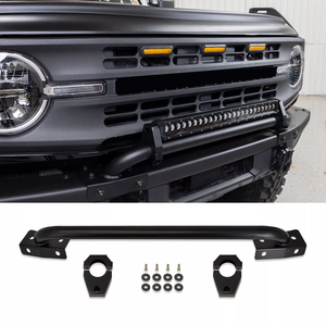 Mini barre à taureau sans support de lumière intégré pour Ford <span class=keywords><strong>Bronco</strong></span> 2021 2022 <span class=keywords><strong>2023</strong></span> Kit de carrosserie de conversion Facelift Off-Road pare-chocs brosse garde - Product Image 2