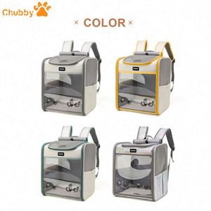 Sac de transport pliable et pratique pour animaux de compagnie, sac à dos respirant pour chat, personnalisable en couleur, pour extérieur et porté sur les épaules - Product Image 3