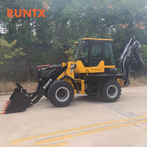Верхний погрузчик 4x4 Backho колесный экскаватор погрузчик для продажи - Product Image 2