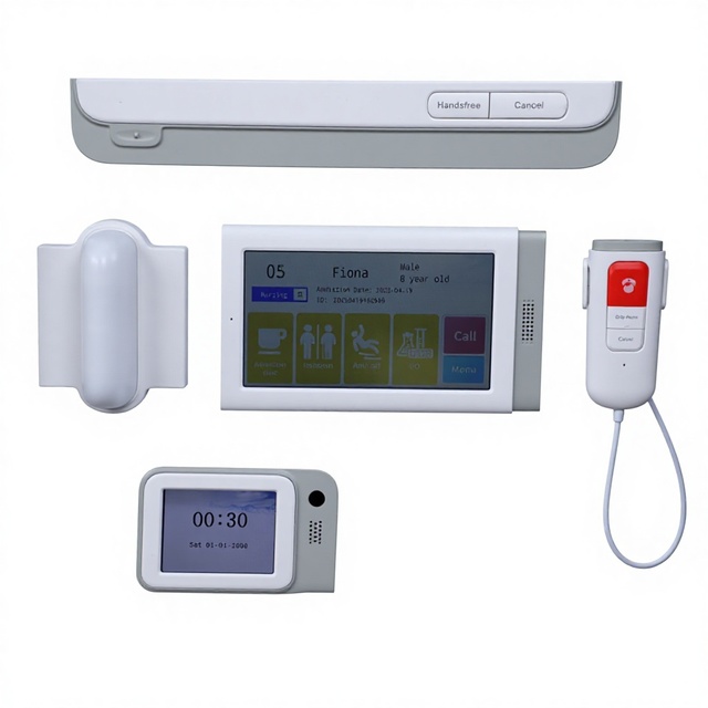 HQ Medical Hot Sell Hospital Nurse Pager ICU Bedhead Nurse Call System