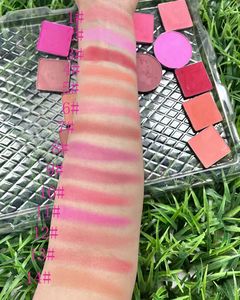Fabricant de maquillage végétalien marque privée logo personnalisé palette de fard à joues en carton vide palette de fard à joues <span class=keywords><strong>Colo</strong></span> 14 couleurs crème et poudre - Product Image 6