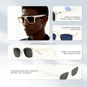 แว่นตาอัจฉริยะ AI แปลภาษาแบบเรียลไทม์ แฟชั่นสำหรับออฟฟิศ โทรออกได้ ผู้ช่วย AI เล่นเพลงได้ แว่นกันแดดแม่เหล็กไร้สาย - Product Image 3