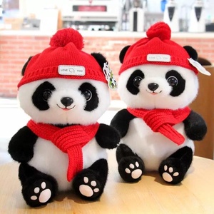 Lindo peluche de gato blanco y negro, peluche gordo, regalo navideño, decoración para el hogar - Product Image 6