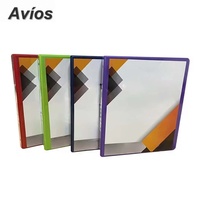 Carpeta Multicapa de Colores para Estudiantes, Almacenamiento de Pruebas, Documentos Escolares, Carpeta de Anillas con 3 Anillas de PVC, Material de Oficina