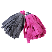 Têtes de serpillière en microfibre pour produits ménagers, 150g/pièce, tissu en bande