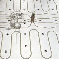 Plaque chauffante électrique durable brasée sous vide pour usage industriel haute température 700*800MM OEM