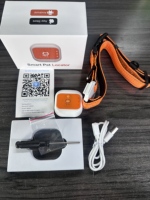 Collier GPS pour chien en plastique étanche IPx6 avec clôture, système de suivi intelligent pour animaux de compagnie 4G