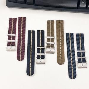 <span class=keywords><strong>Bracelet</strong></span> en nylon tissé hommes femmes Sport <span class=keywords><strong>Bracelet</strong></span> à dégagement rapide pour Seiko <span class=keywords><strong>Omega</strong></span> pour Huawei Samsung bande de montre intelligente - Product Image 6