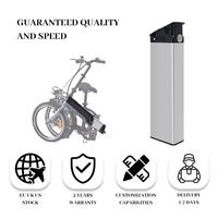 Baterai Ebike 48V 52V 13Ah 17.5Ah ALX009 5 Pin 13S5P Paket Baterai Lithium Ion untuk Sepeda Listrik Lipat