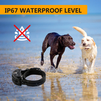 Wasserdichtes elektrisches wiederaufladbares Hundetrainingshalsband mit elektrischer Fernsteuerung Haustier-Hundetrainingshalsband