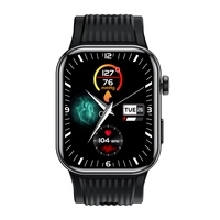 Reloj Inteligente S191 con Bomba de Aire y Airbag para una Presión Arterial Precisa, Pantalla AMOLED de 1.95'', ECG, SpO2, Temperatura, para Personas Mayores