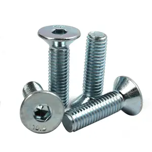 ODM/OEM Custom Fasteners M2 - M12 304 Stainless Steel Hexagon Socket Flat Head Countersunk Screw