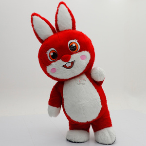 <span class=keywords><strong>Disfraces</strong></span> <span class=keywords><strong>de</strong></span> Mascota <span class=keywords><strong>de</strong></span> Peluche Rojo, Lindos y Animados, para Eventos, <span class=keywords><strong>Alquiler</strong></span> <span class=keywords><strong>de</strong></span> Trajes Inflables <span class=keywords><strong>de</strong></span> Conejo Peludo <span class=keywords><strong>de</strong></span> 2.2m, en Oferta - Product Image 1