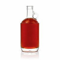 Growler 750 ml – Bouteille en verre scellée pour vin et spiritueux de Californie – Contenant de brassage et de fermentation – Carafe en verre