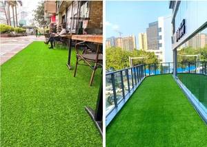 Césped Artificial de 50 mm de Alta Densidad, Césped Sintético para Exteriores, Alfombra Decorativa Verde Realista - Product Image 5