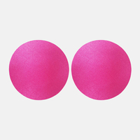 Cache-tétons en satin auto-adhésifs jetables multicolores, accessoires intimes sexy