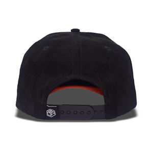 Casquette de baseball ajustable en daim à 5 panneaux avec broderie plate personnalisée TCAP Chine - Product Image 6
