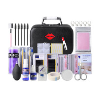 Kit d'entraînement professionnel pour extensions de cils, faux cils, maquillage, tête de mannequin, ensemble Ravi TH1090, portable, imperméable