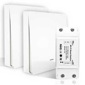 TUYA Smart Life 3-Button RF Remote Control Switch 433MHz IP20 SH4493 86X86X16mm <b>3V</b> <b>CR2032</b> <b>Batteries</b> (not Included) 10A Max. 220V - Product Image 5