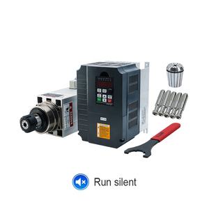 300Hz 18000RPM mm ER32 220V 12A sfera in vaso mandrino raffreddato ad aria 4.5KW mandrino del tornio e Kit VFD 5.5KW - Product Image 3